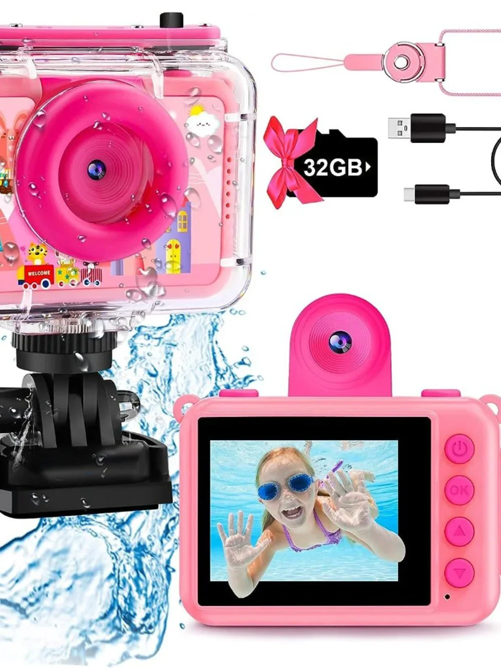 Kids Underwater Action Camera